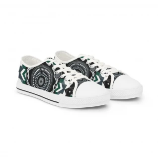 "KenteStride Spice Runners" - Men's Lowtop Sneakers