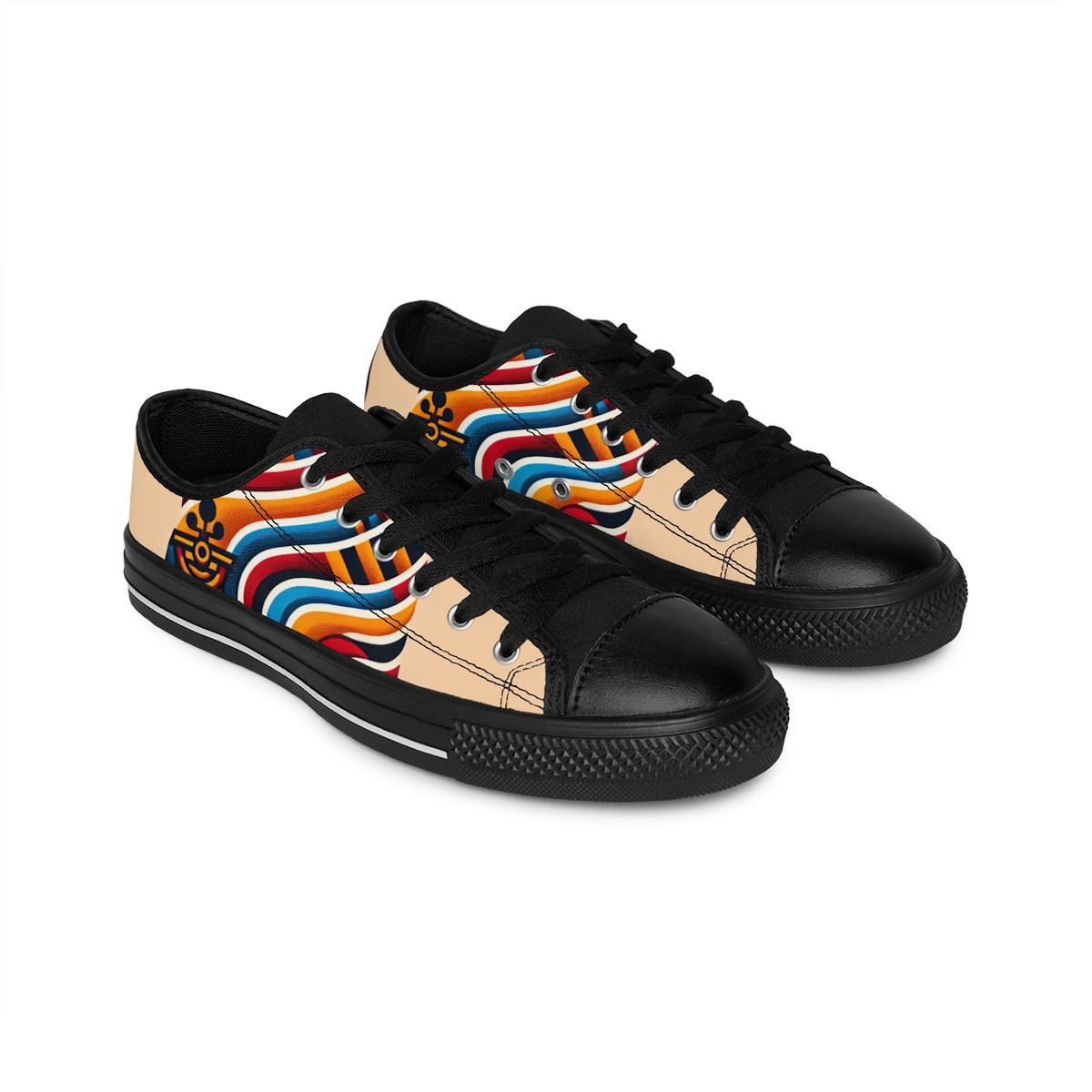 "African Rhythm Kente Kicks" - Men's Sneakers