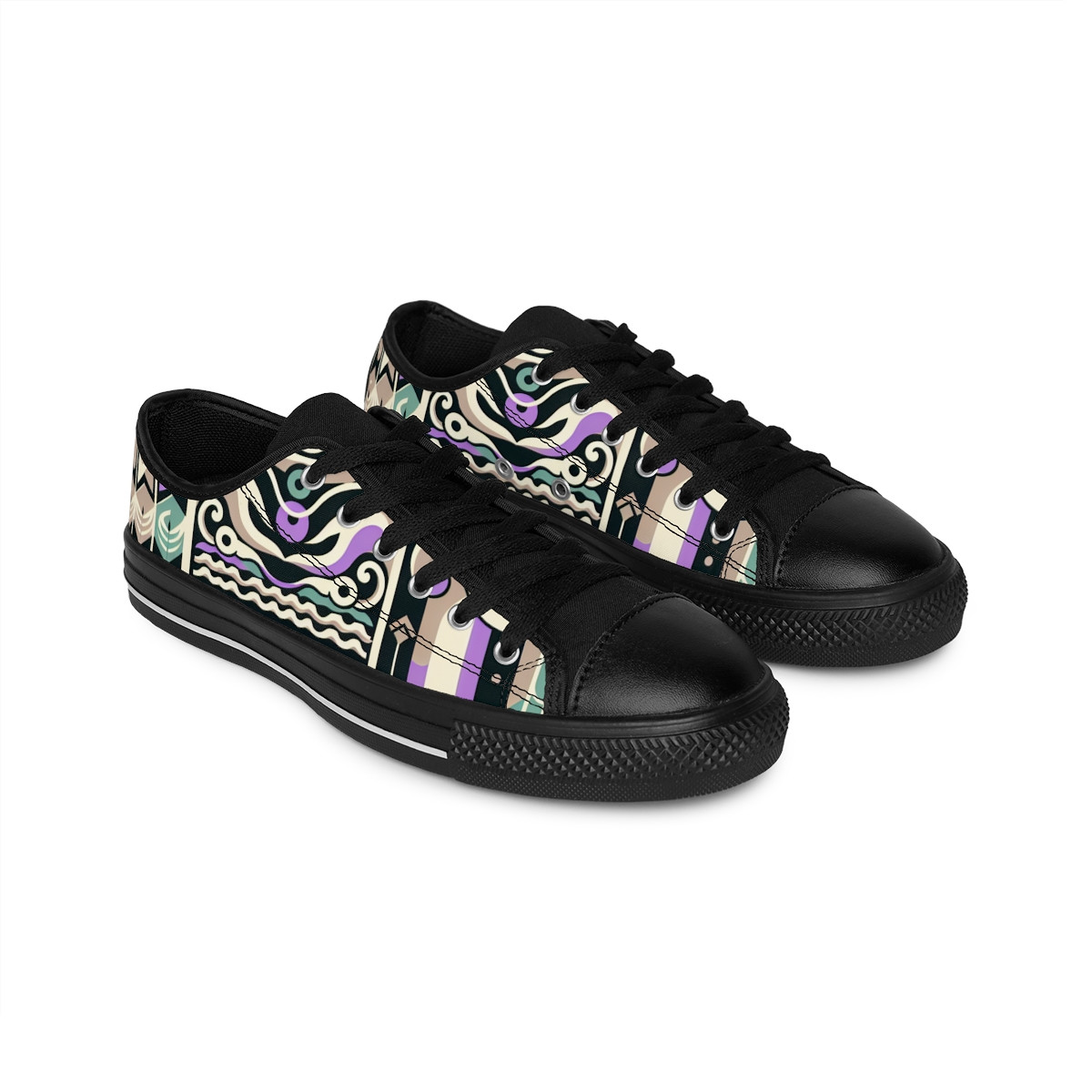 "Kente Kicks Carnival" - Women's Sneakers