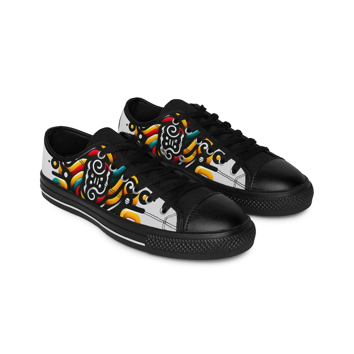 "AfroElite Kente Kicks" - Men's Sneakers