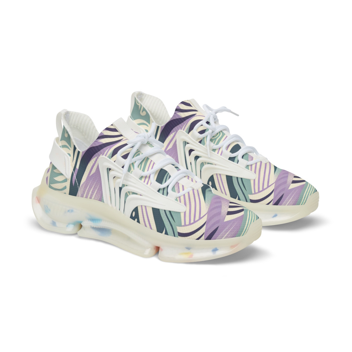 "AfroFusion Kente Kicks" - Men's Mesh Sneaker
