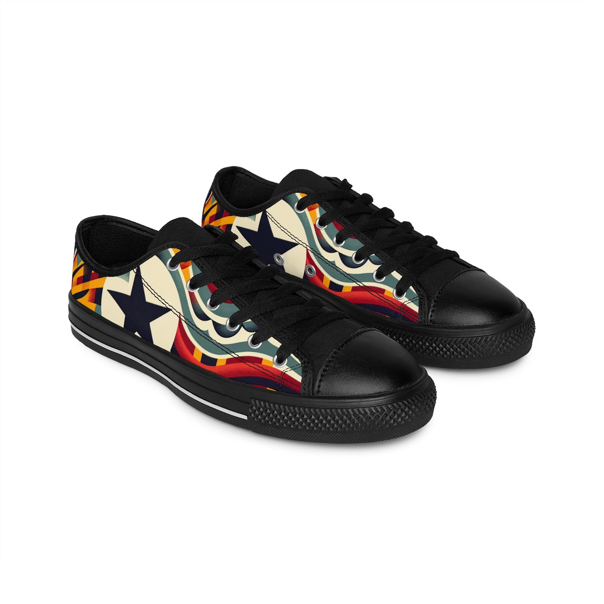 "Heritage Stride Kente Kicks" - Men's Sneakers