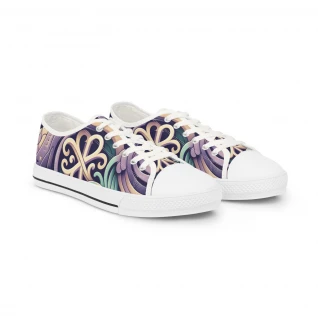 AfroCentric Kente Kicks - Men's Lowtop Sneakers