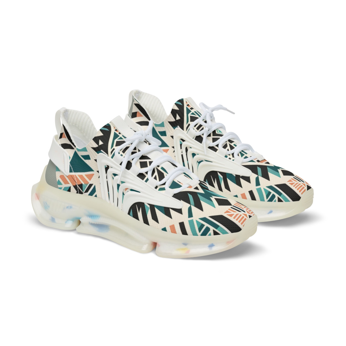 AfroVibrance Kente Kicks - Men's Mesh Sneaker