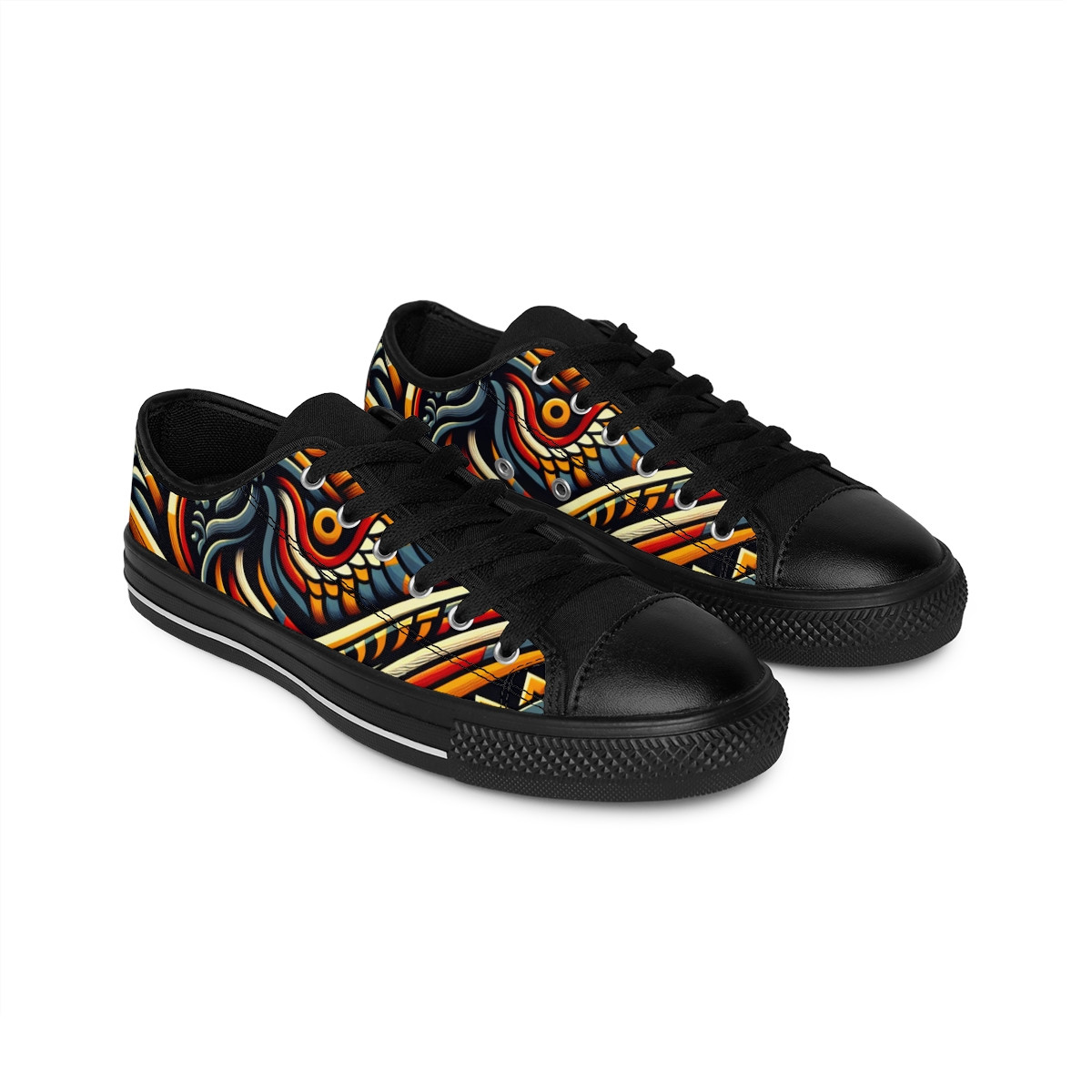 "KenteKicks: AfroVogue Steps" - Men's Sneakers