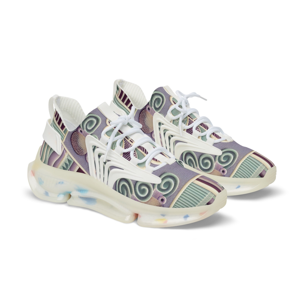 "HeritageStride Kente Kicks" - Men's Mesh Sneaker