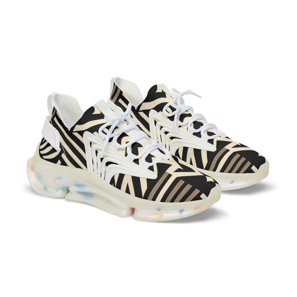 "AfroLuxe KenteStride Sneakers" - Men's Mesh Sneaker