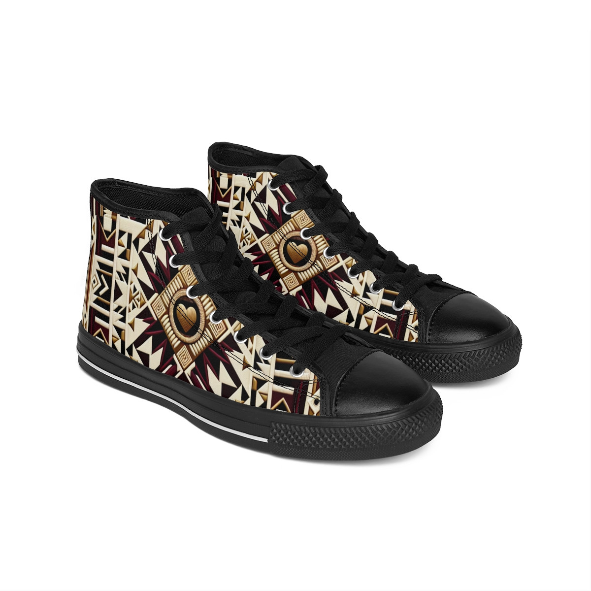 "AfroZenith Kente Kicks" - Women's Classic Sneakers