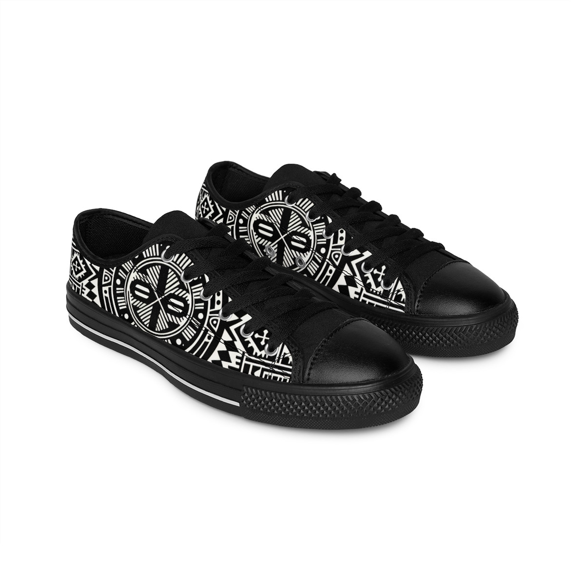 "AfroVogue Kente Kicks" - Women's Sneakers