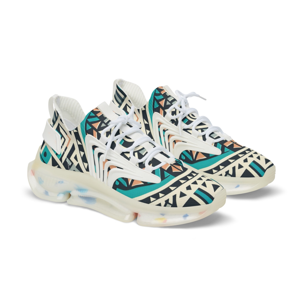 "KenteKicks: AfroFusion Footwear" - Men's Mesh Sneaker
