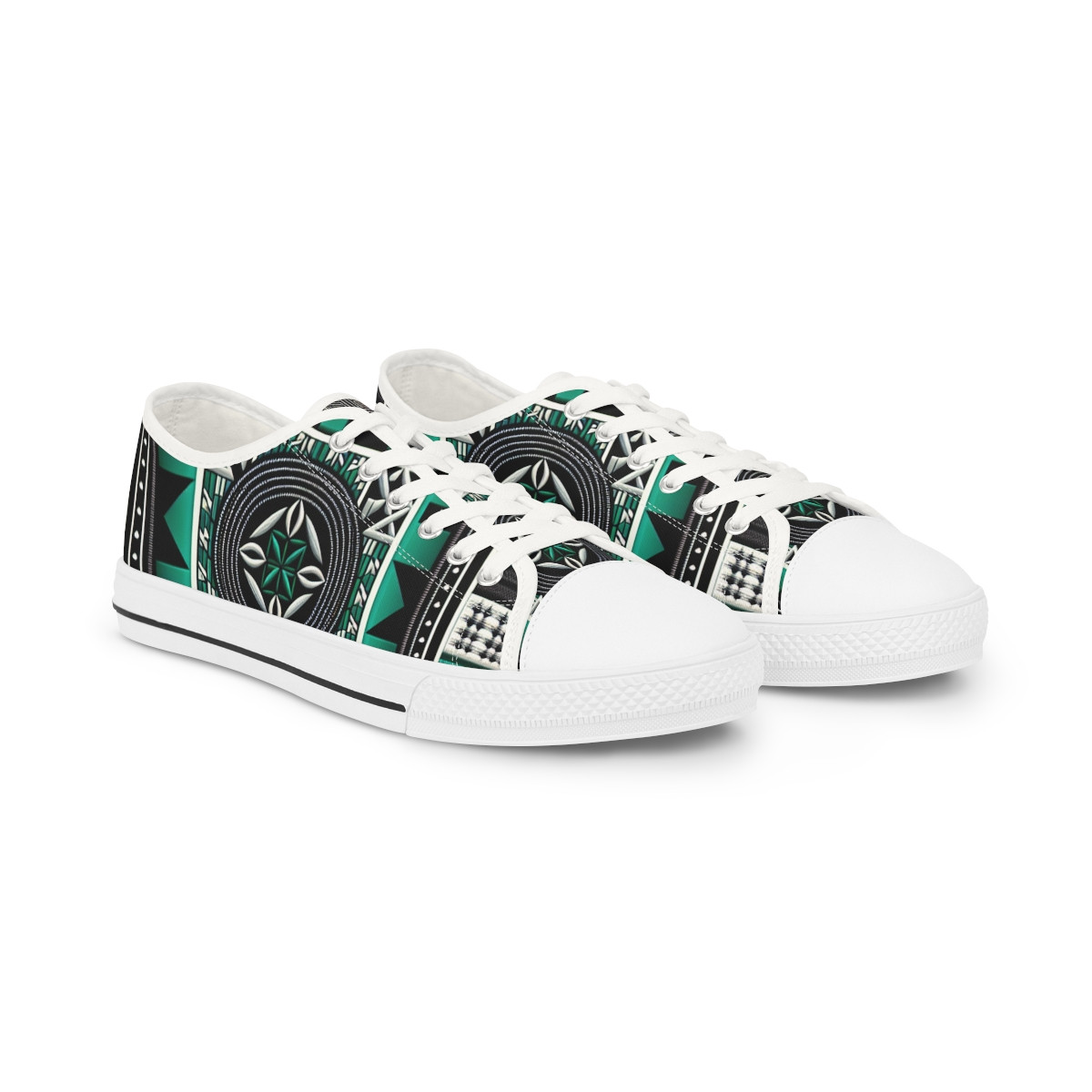 "AfroFusion Kente Kickz" - Men's Lowtop Sneakers