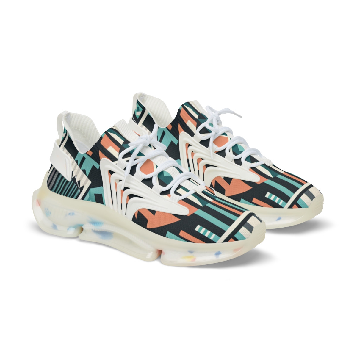 "AfroFusion Kente Kicks" - Men's Mesh Sneaker