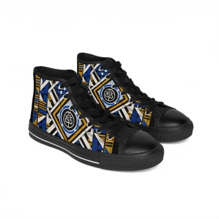 "AfroStride Kente Kicks" - Men's Classic Sneakers