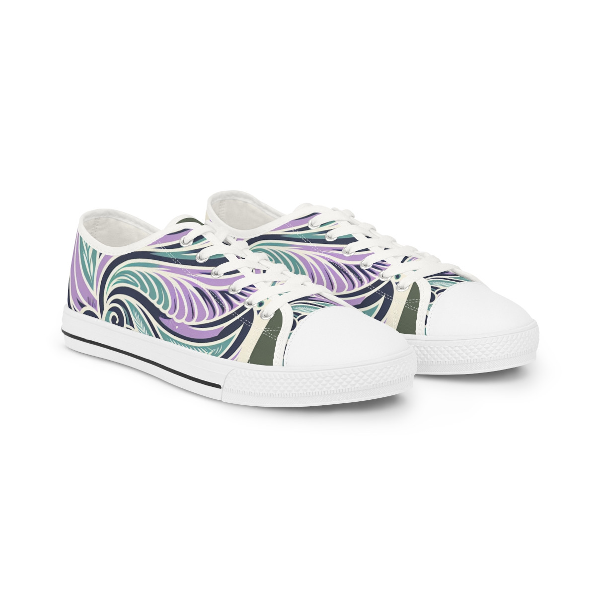 "Heritage Stride Kente Kicks" - Men's Lowtop Sneakers