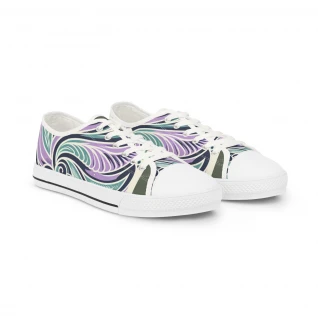 "Heritage Stride Kente Kicks" - Men's Lowtop Sneakers