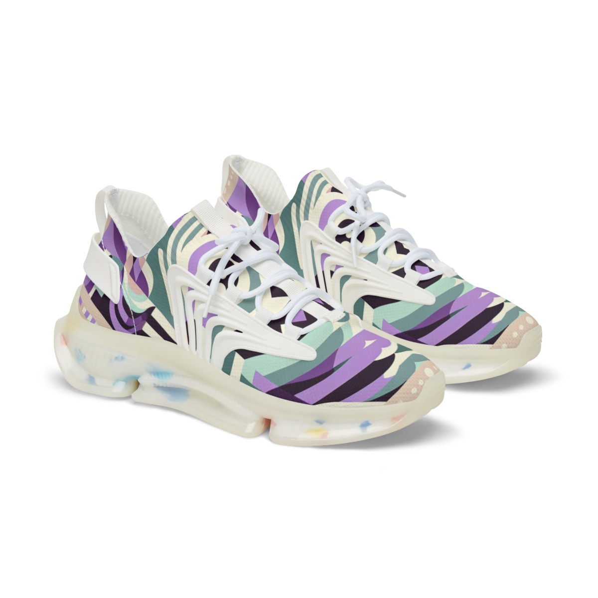 "AfroFusion Kente Kicks" - Men's Mesh Sneaker