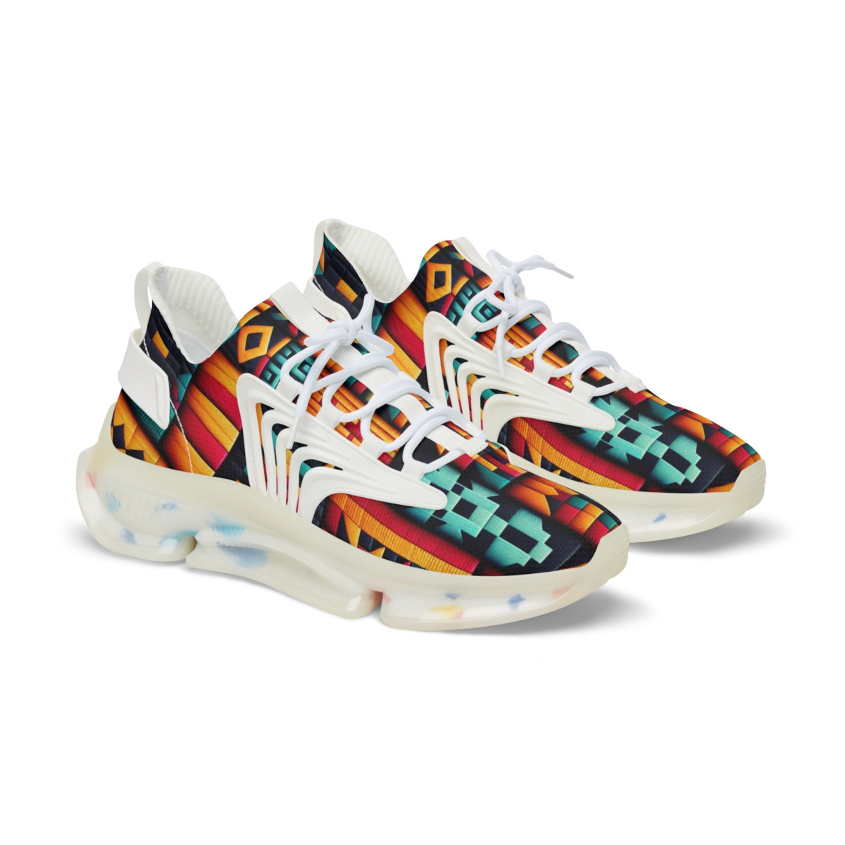 "AfroLoom Fiesta Kicks" - Men's Mesh Sneaker