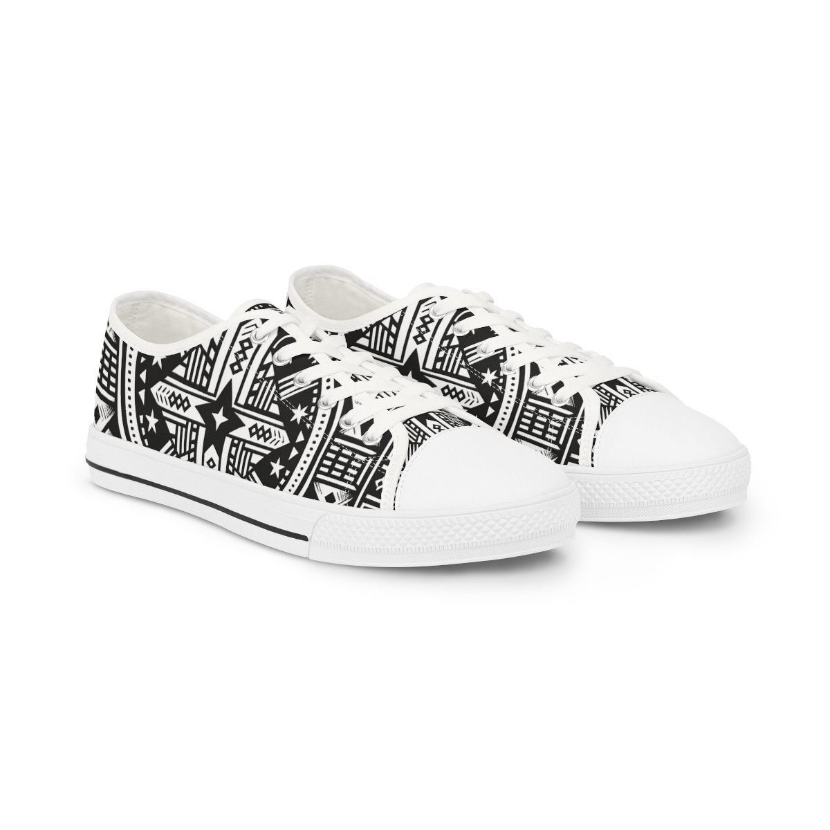 "HeritageStride Kente Kicks" - Men's Lowtop Sneakers