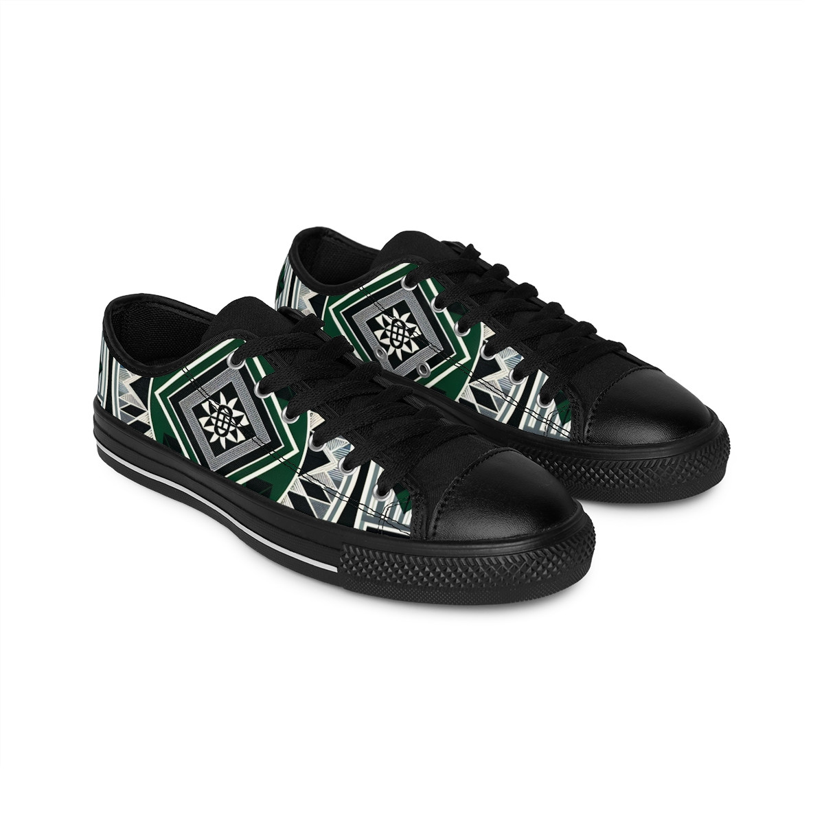 "AfroStride Kente Kicks" - Women's Sneakers