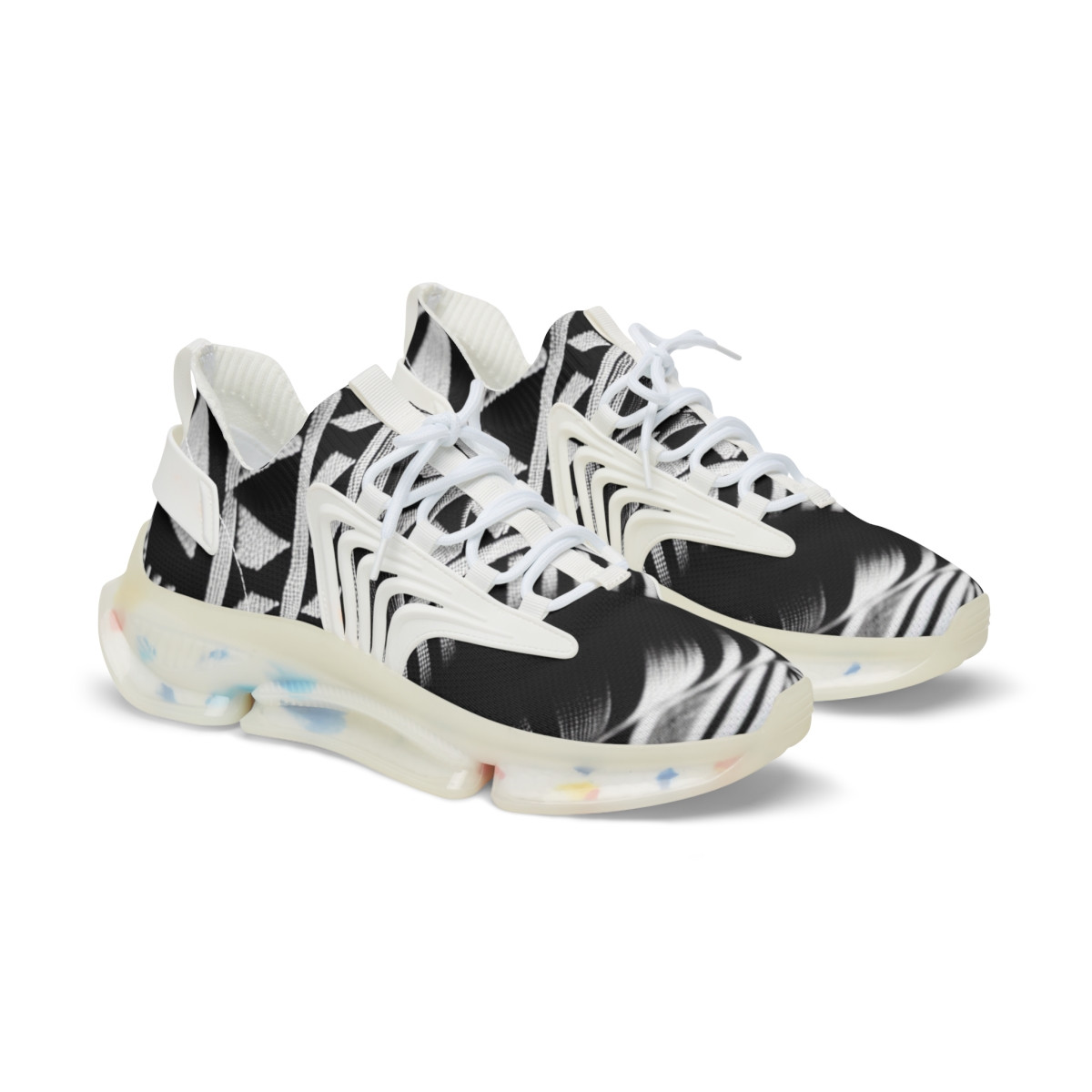"AfroStride Kente Kicks" - Men's Mesh Sneaker