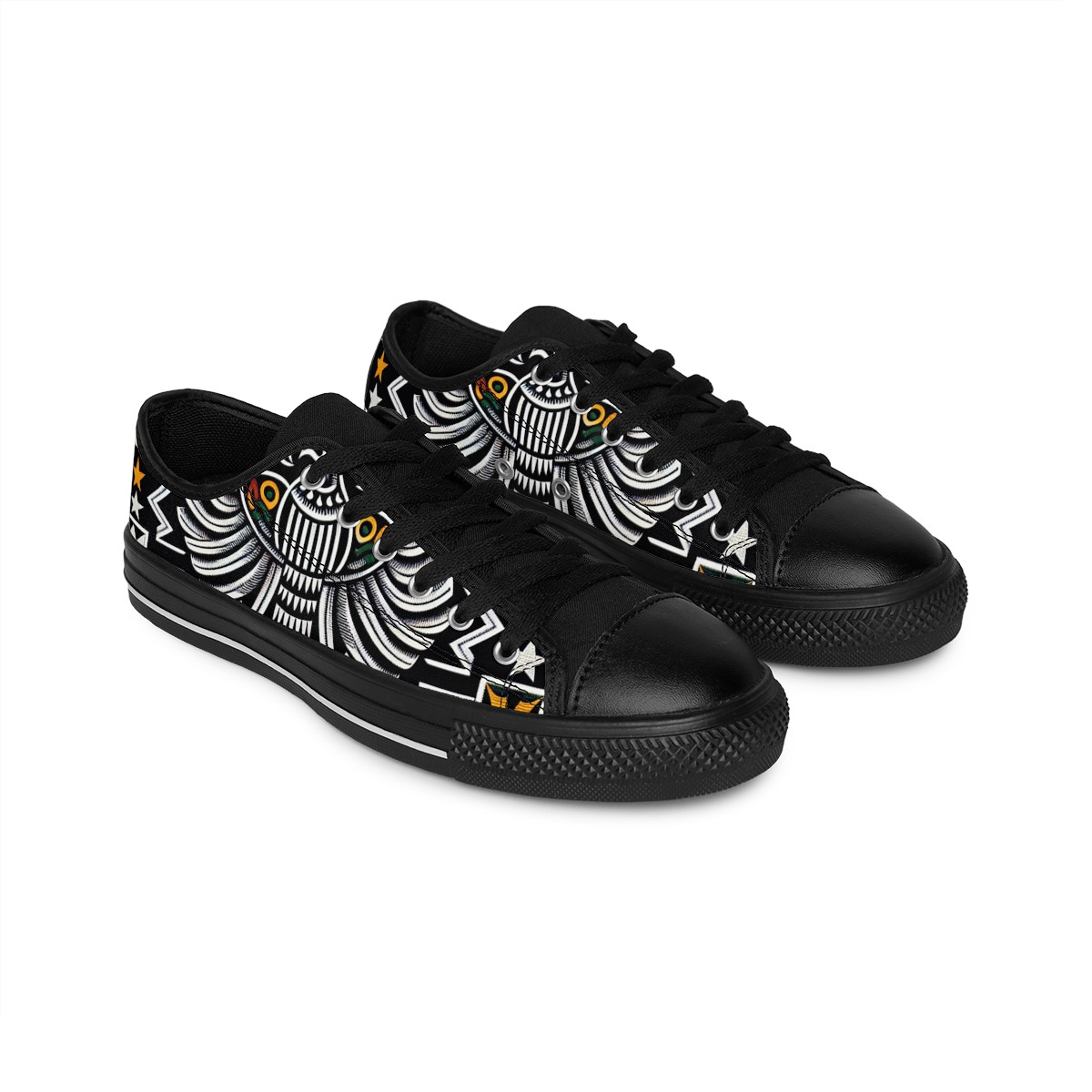 "AfroVogue Kente Kicks" - Women's Sneakers