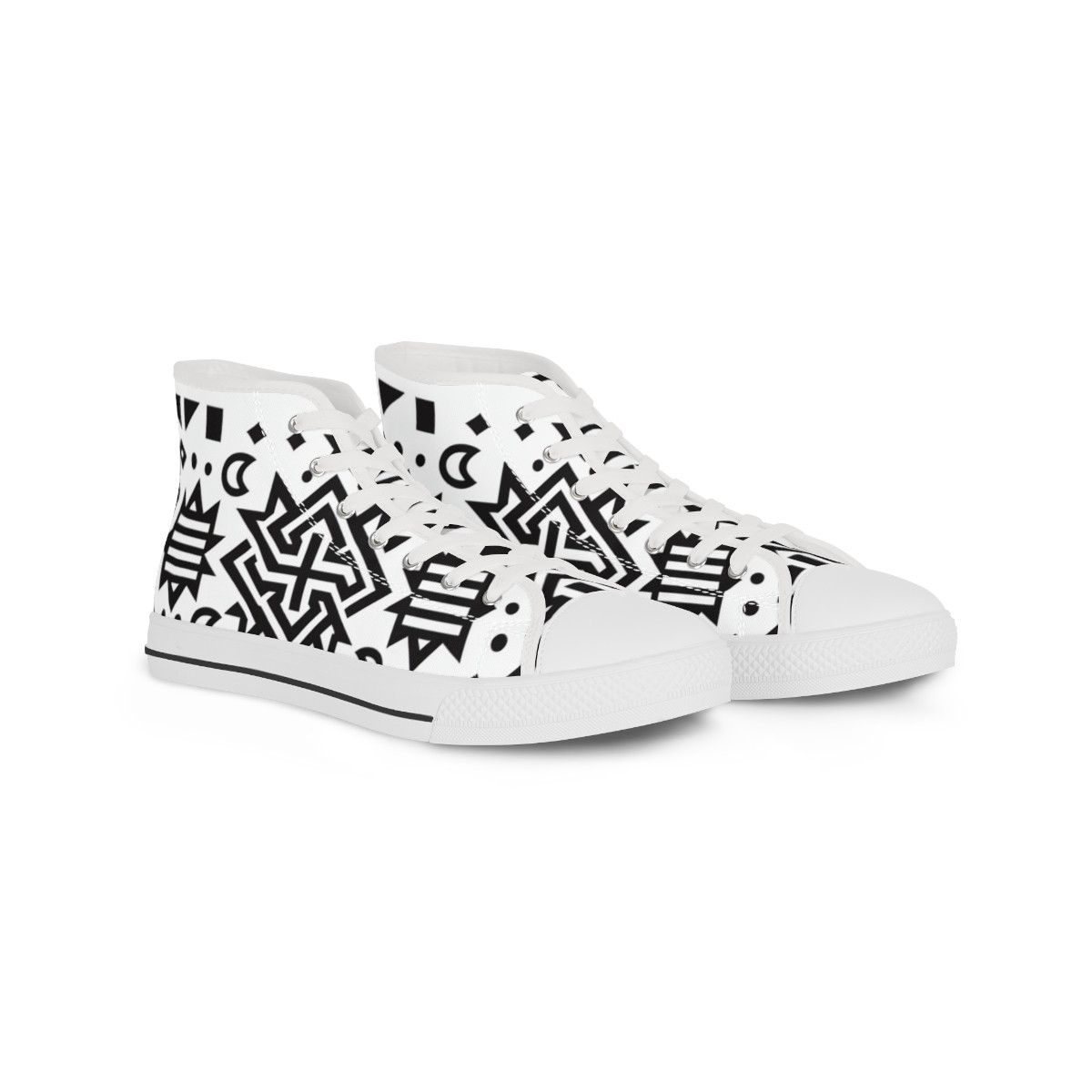 "AfroKicks: Heritage Stride" - Men's High top Sneakers