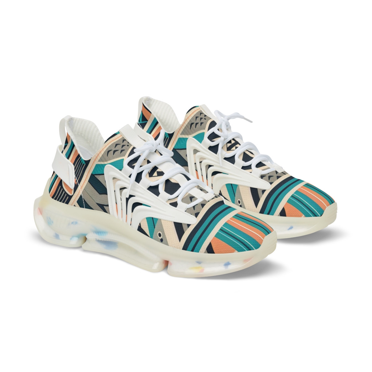 "AfroThreads Urban Kwaku Kicks" - Men's Mesh Sneaker