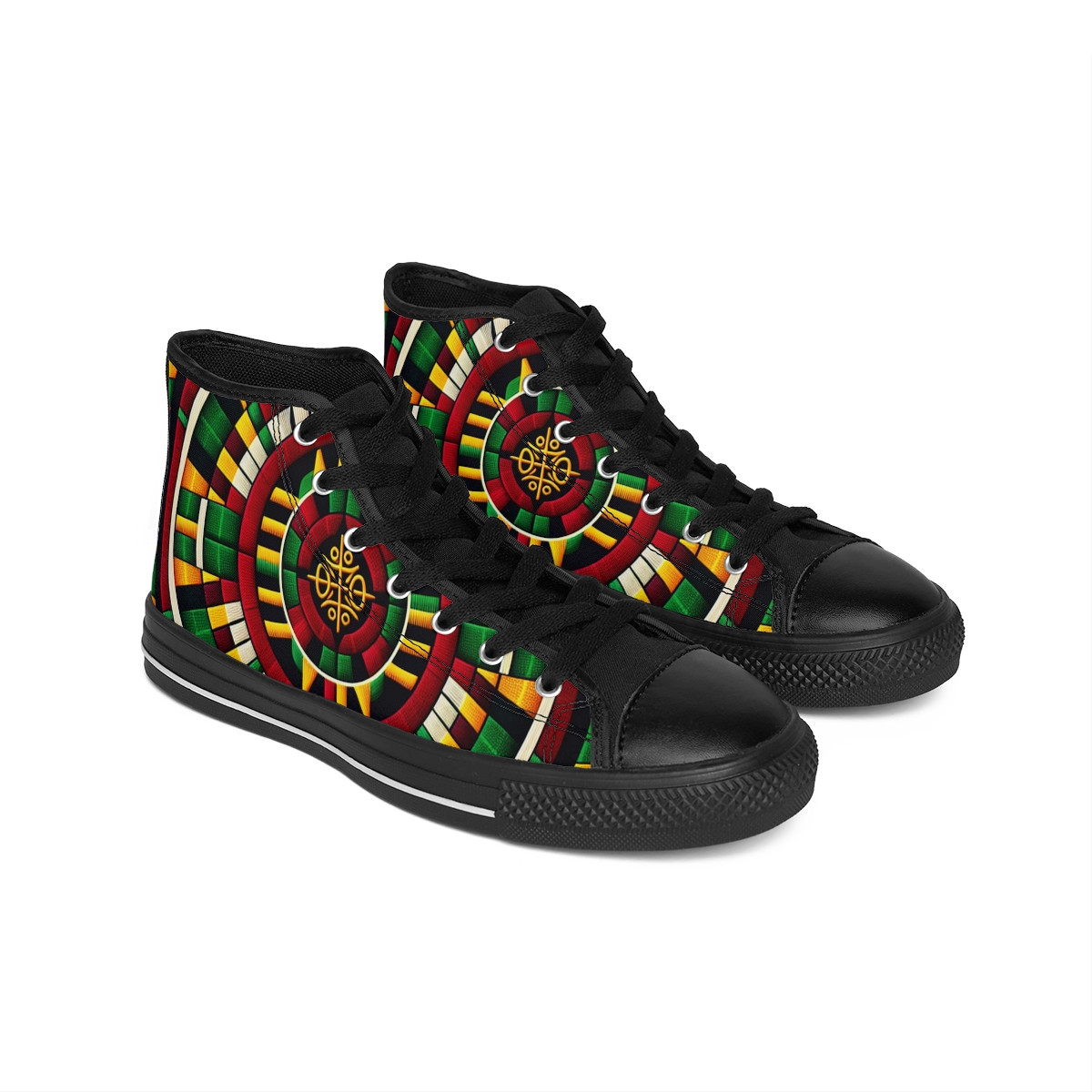 "AfroPride Royale Kicks" - Women's Classic Sneakers