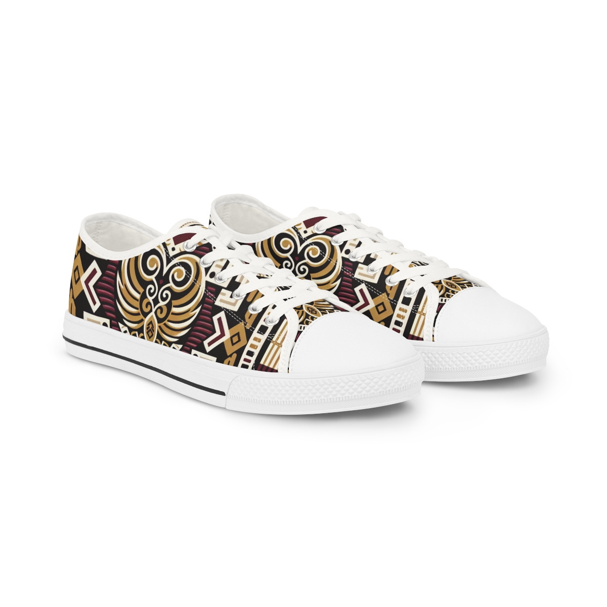 "AfroCentric KenteKicks" - Men's Lowtop Sneakers