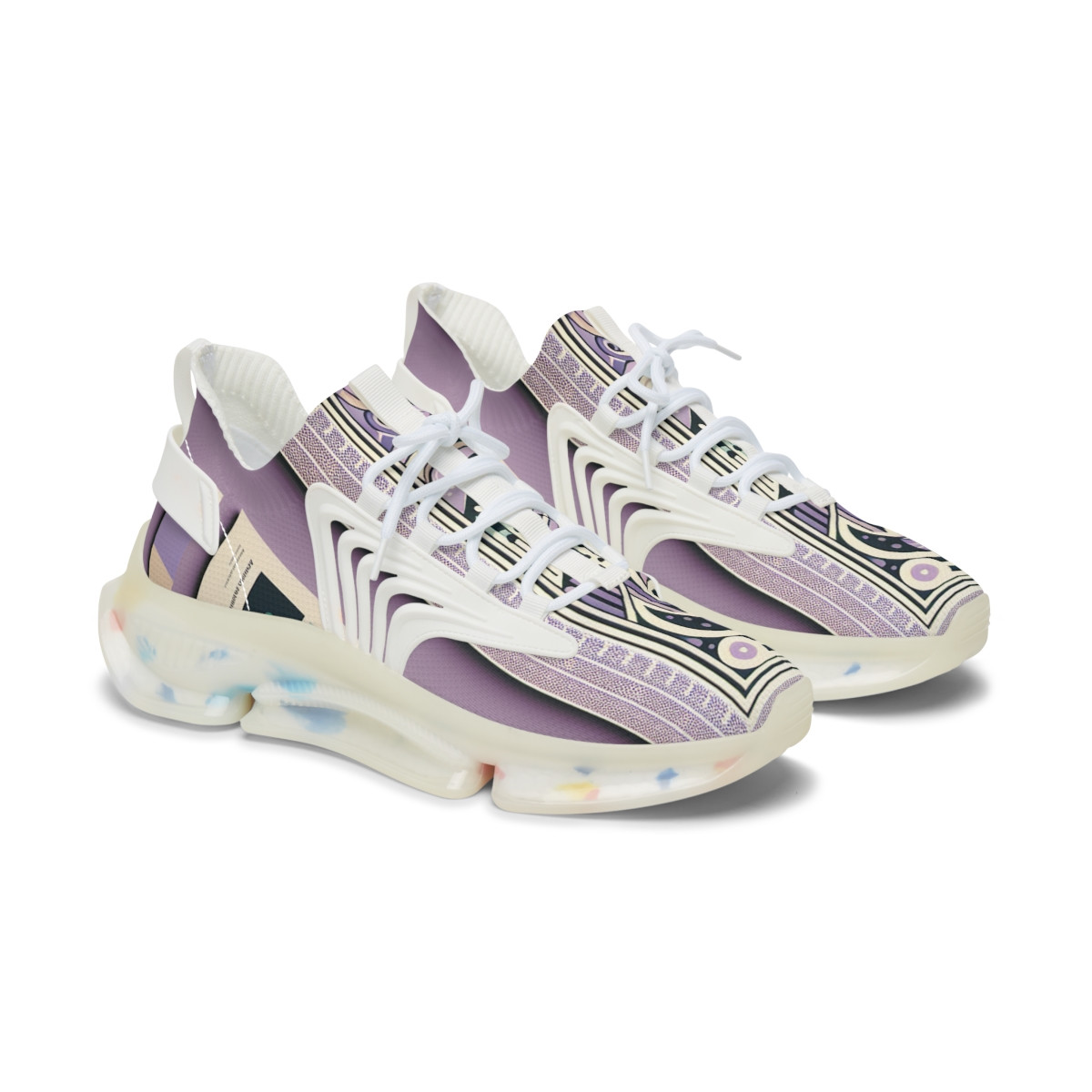 "Kente Kicks: AfroFusion Sneakers" - Women's Mesh Sneaker