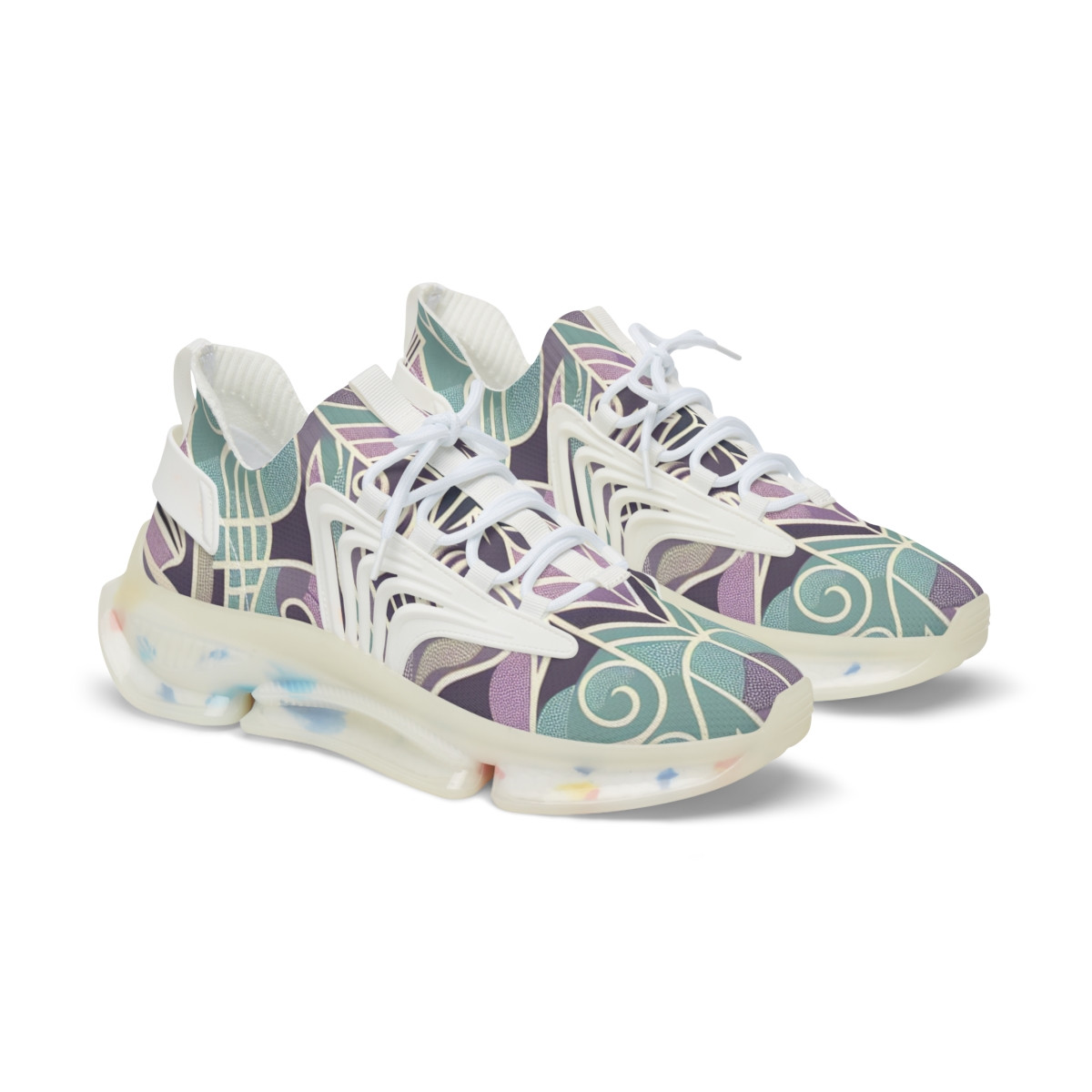 "AfroFusion Kente Kicks" - Men's Mesh Sneaker