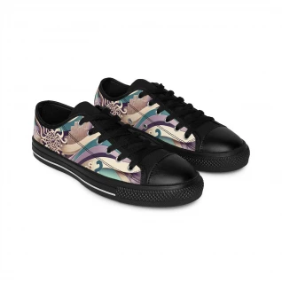 "AfroStride Kente Kicks" - Women's Sneakers