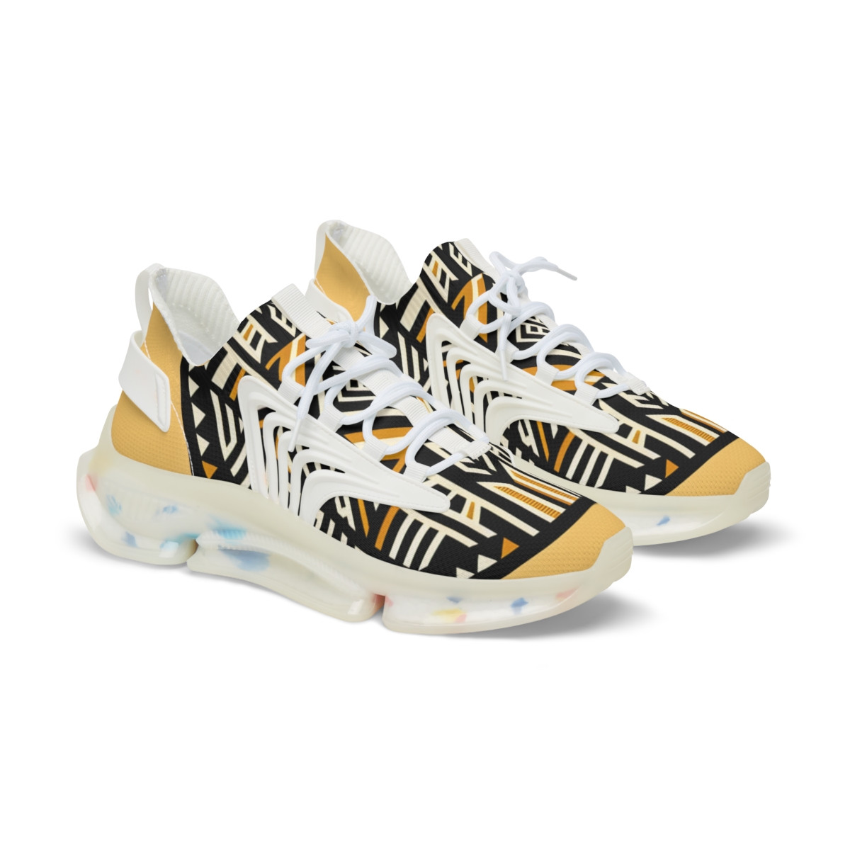 "Afristep Kente Kicks" - Men's Mesh Sneaker