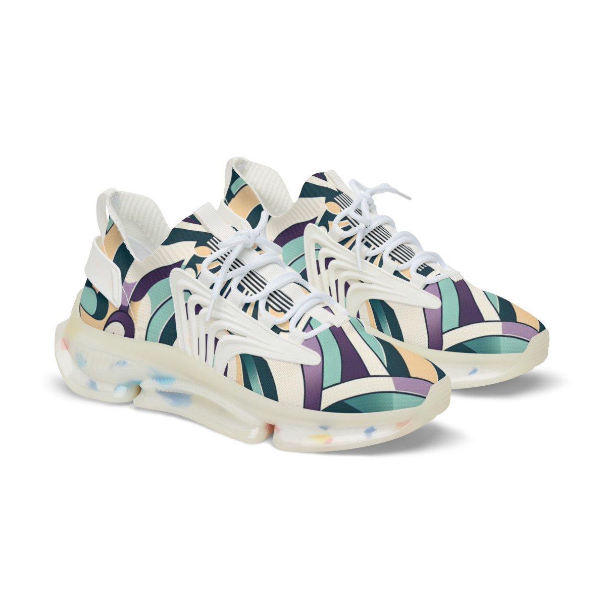 "AfroVogue Kente Kicks" - Men's Mesh Sneaker