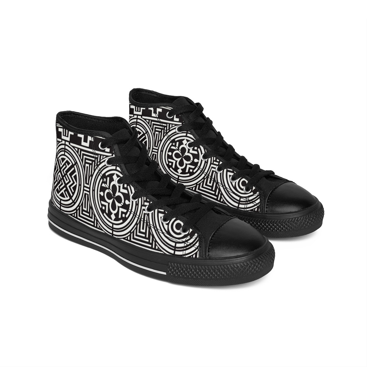 "AfroDynasty Kente Kicks" - Women's Classic Sneakers