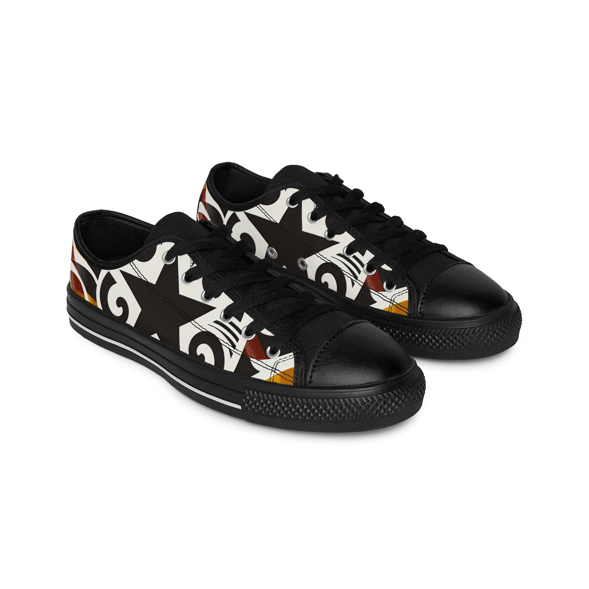 "Heritage Stride Kente Kicks" - Men's Sneakers