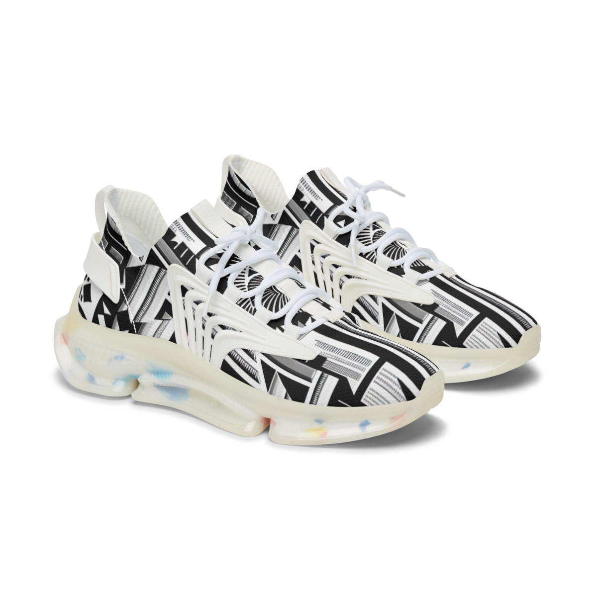 "Afroflare Kente Kicks" - Women's Mesh Sneaker