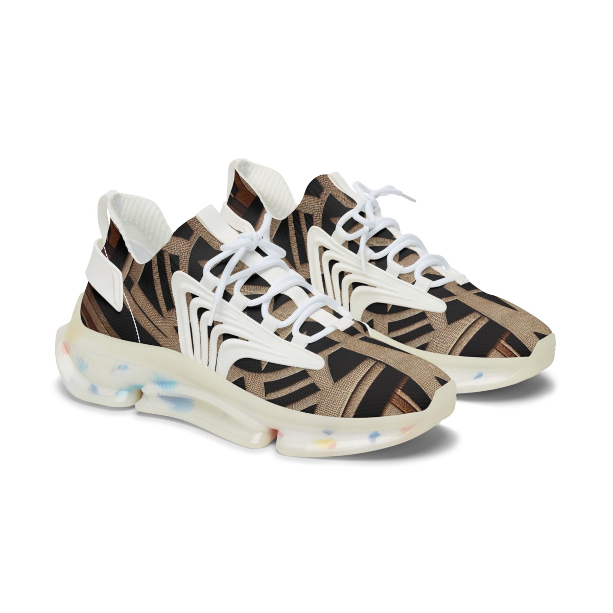 "AfroFusion Kicks" - Women's Mesh Sneaker