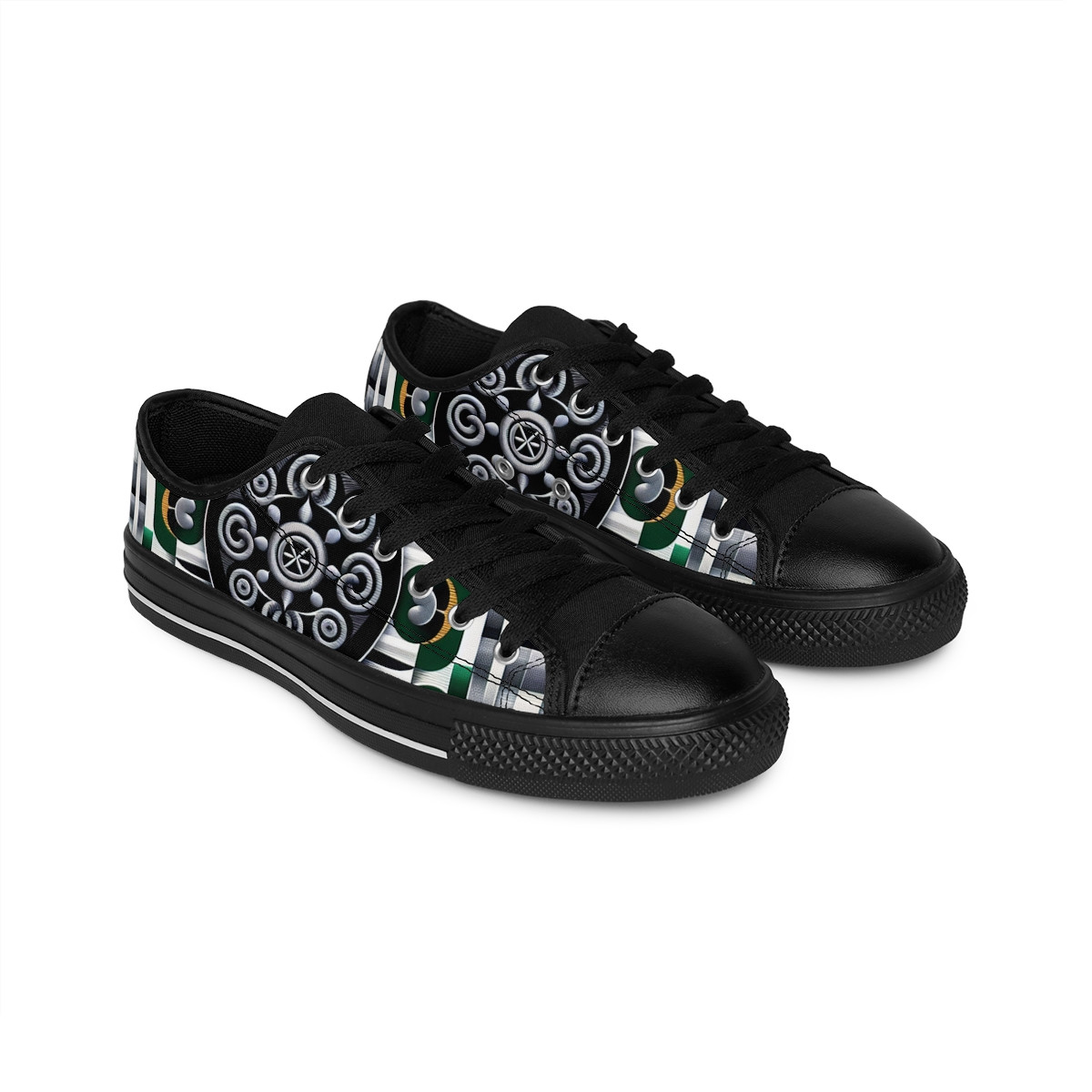 "Heritage Stride AfriFusion Sneakers" - Women's Sneakers