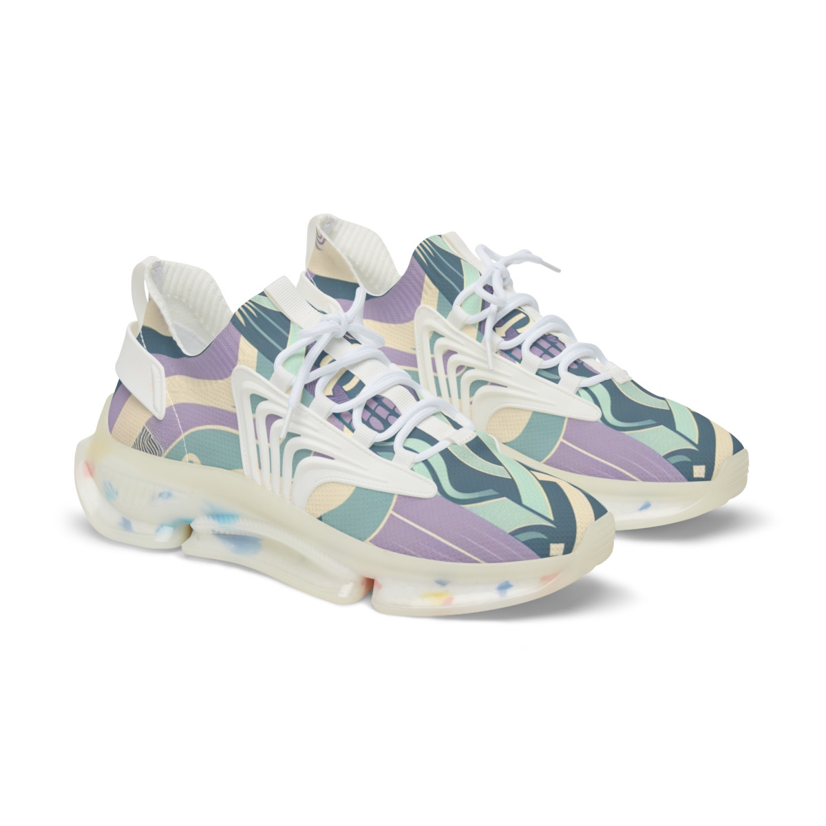 "AfroStride Kente Kicks" - Men's Mesh Sneaker