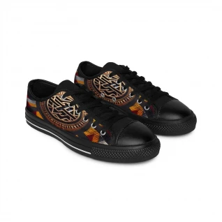 "Kente Kicks: Stride in Style" - Women's Sneakers