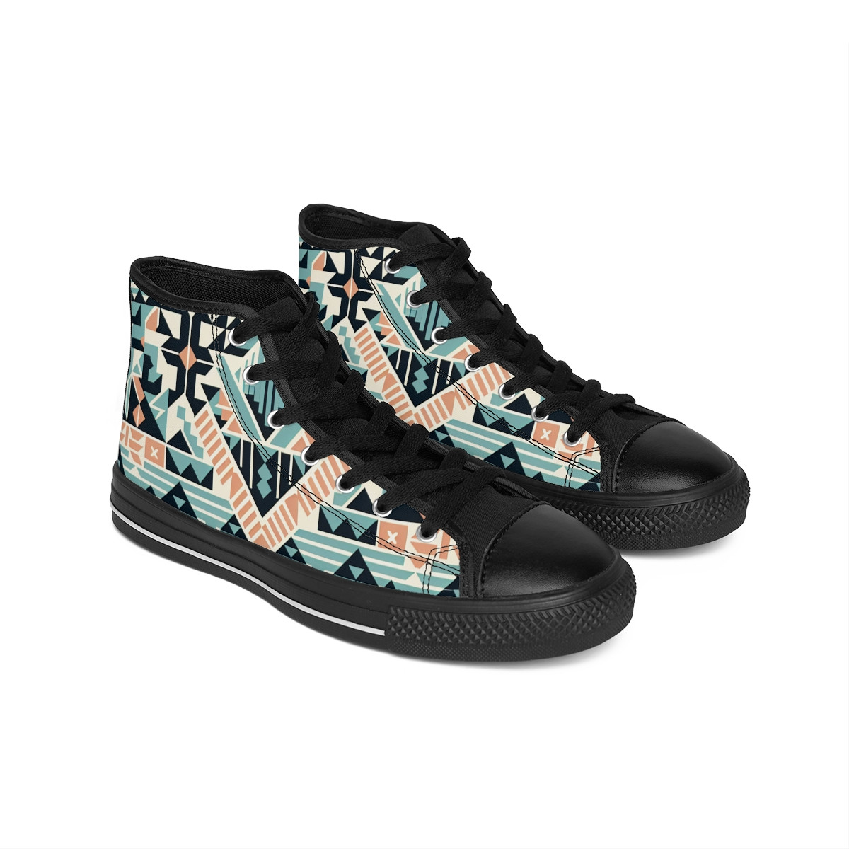 "AfroPulse Kente Kicks" - Men's Classic Sneakers