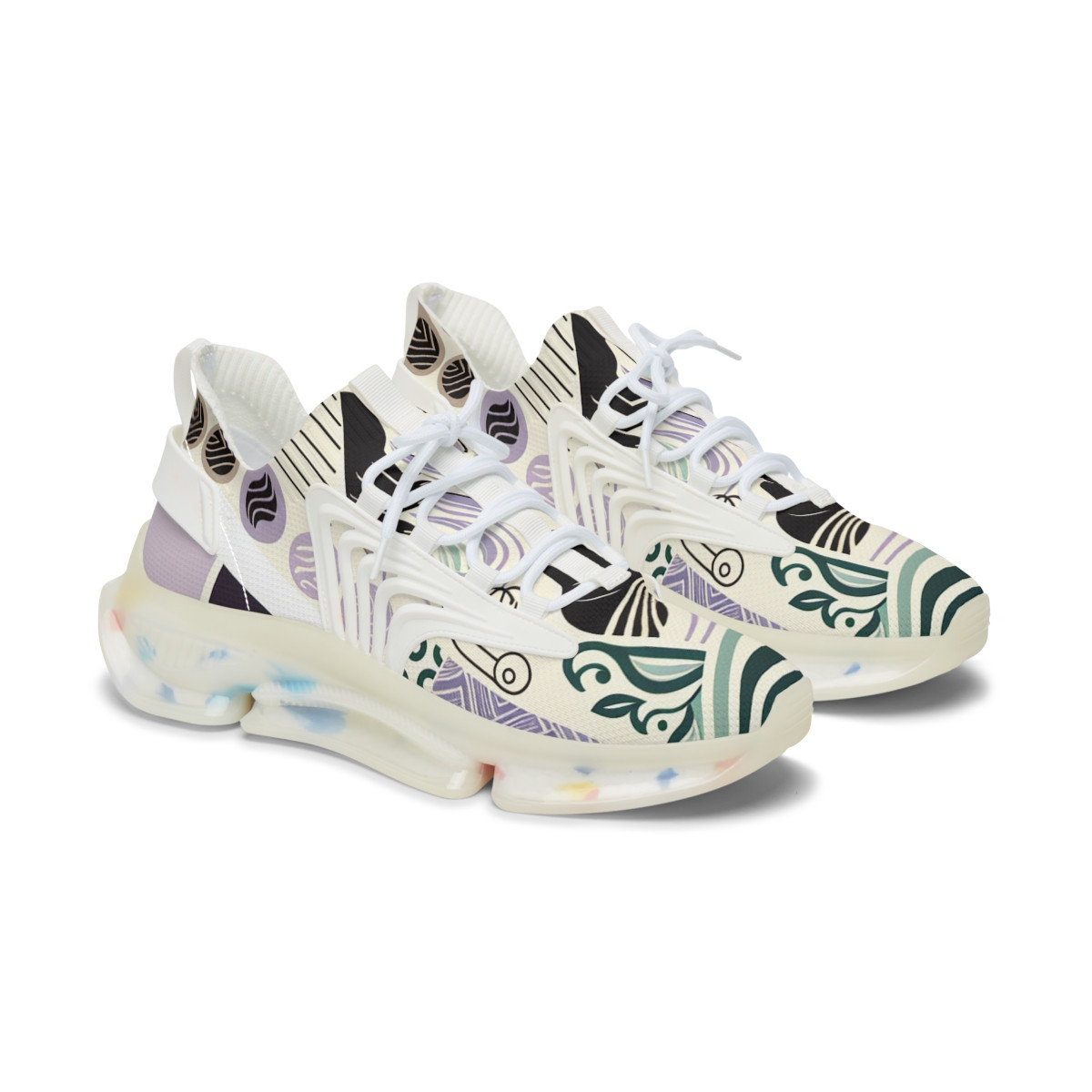 KenteKicks: Afrofusion Footwear - Women's Mesh Sneaker