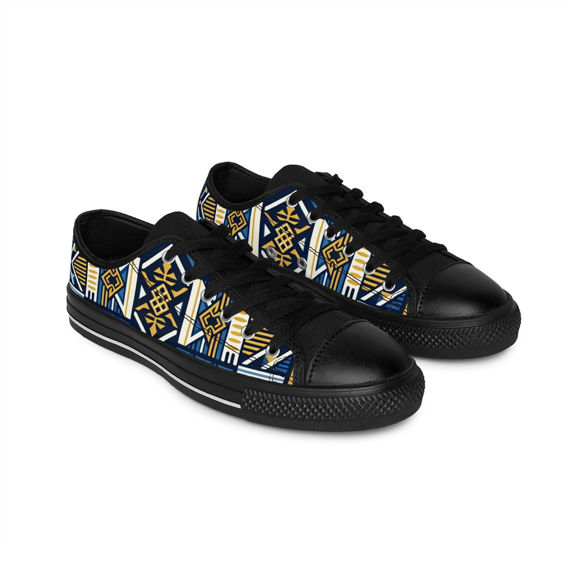 AfroStride Kente Kicks - Women's Sneakers