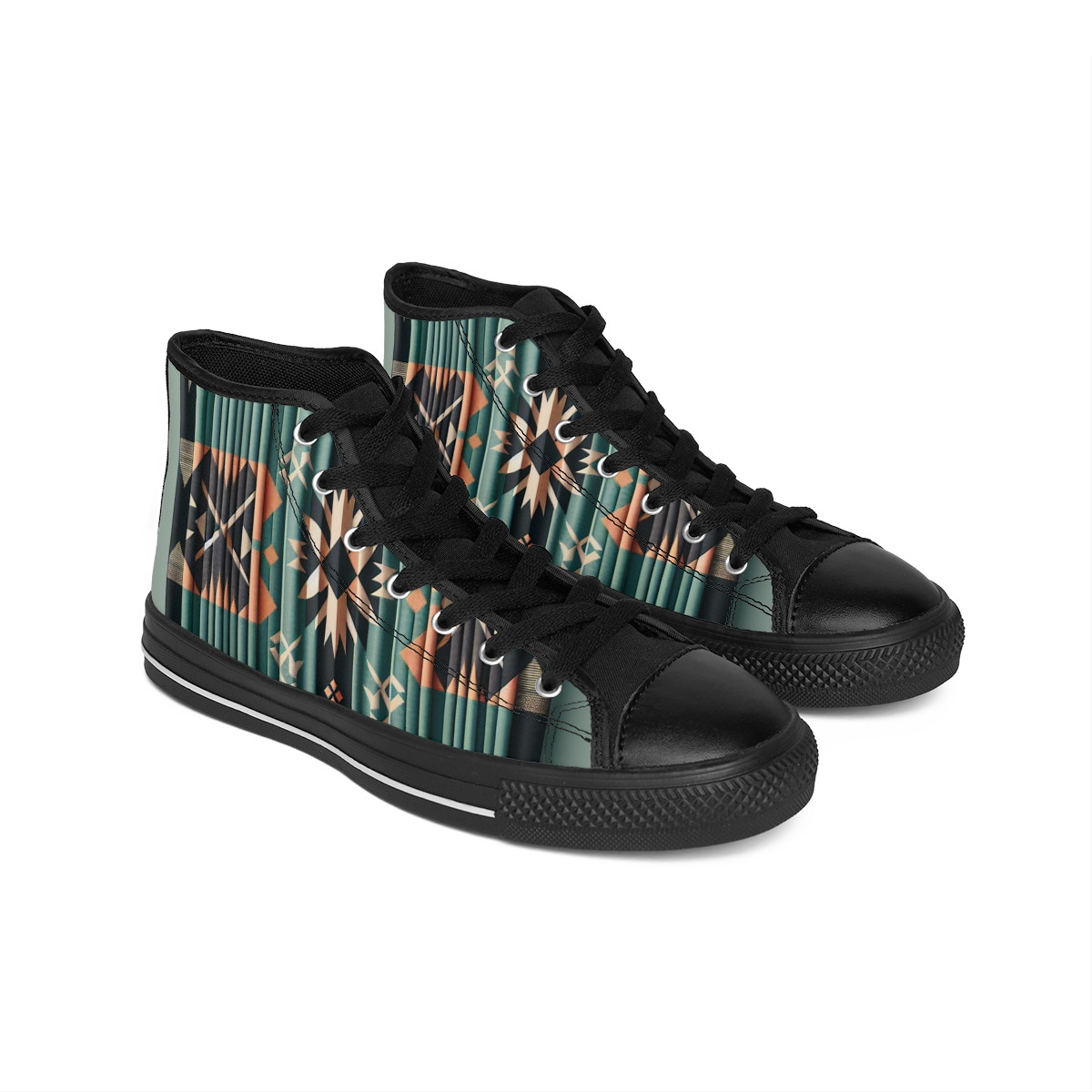 "KenteKicks: AfroFusion Footwear" - Men's Classic Sneakers