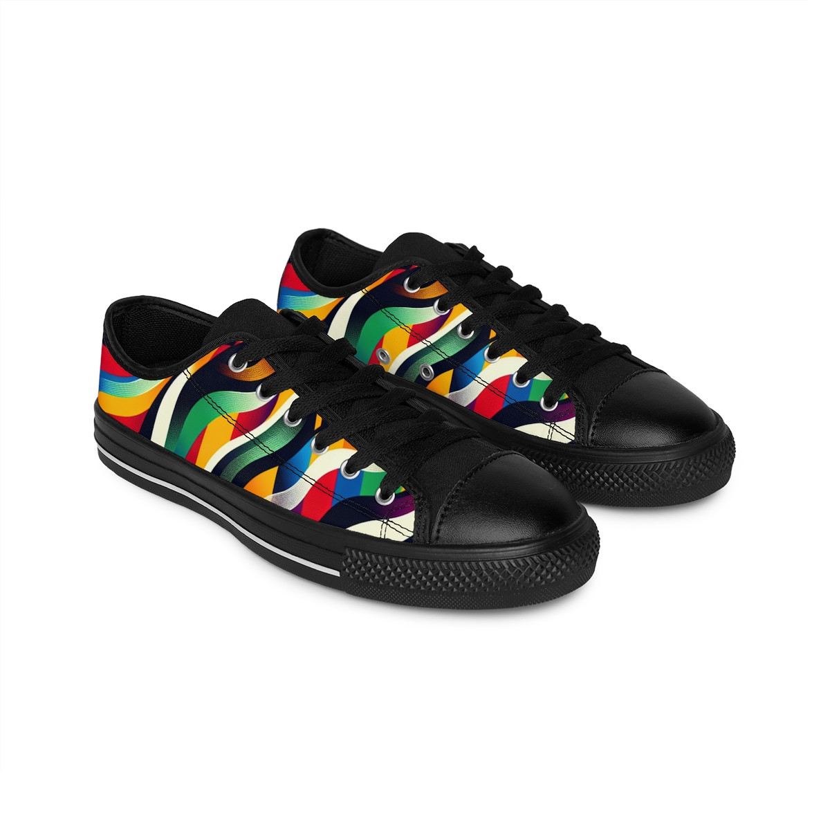 "AfroStride Kente Kicks" - Men's Sneakers