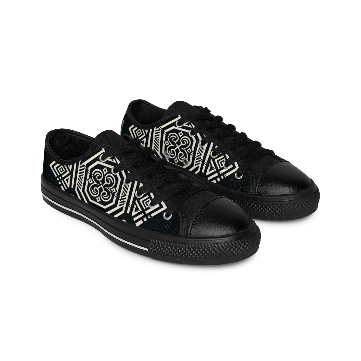 "Heritage Stride Kente Sneakers" - Women's Sneakers
