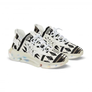 "HeritageStride Kente Kicks" - Men's Mesh Sneaker