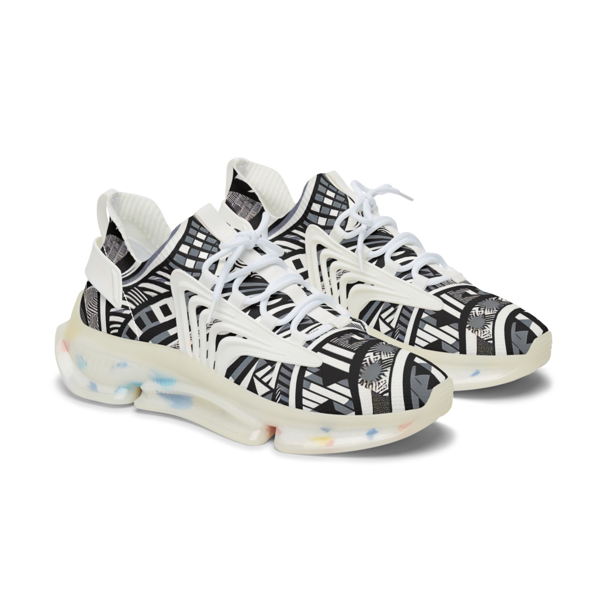 "KenteKicks: AfroFusion Series" - Women's Mesh Sneaker