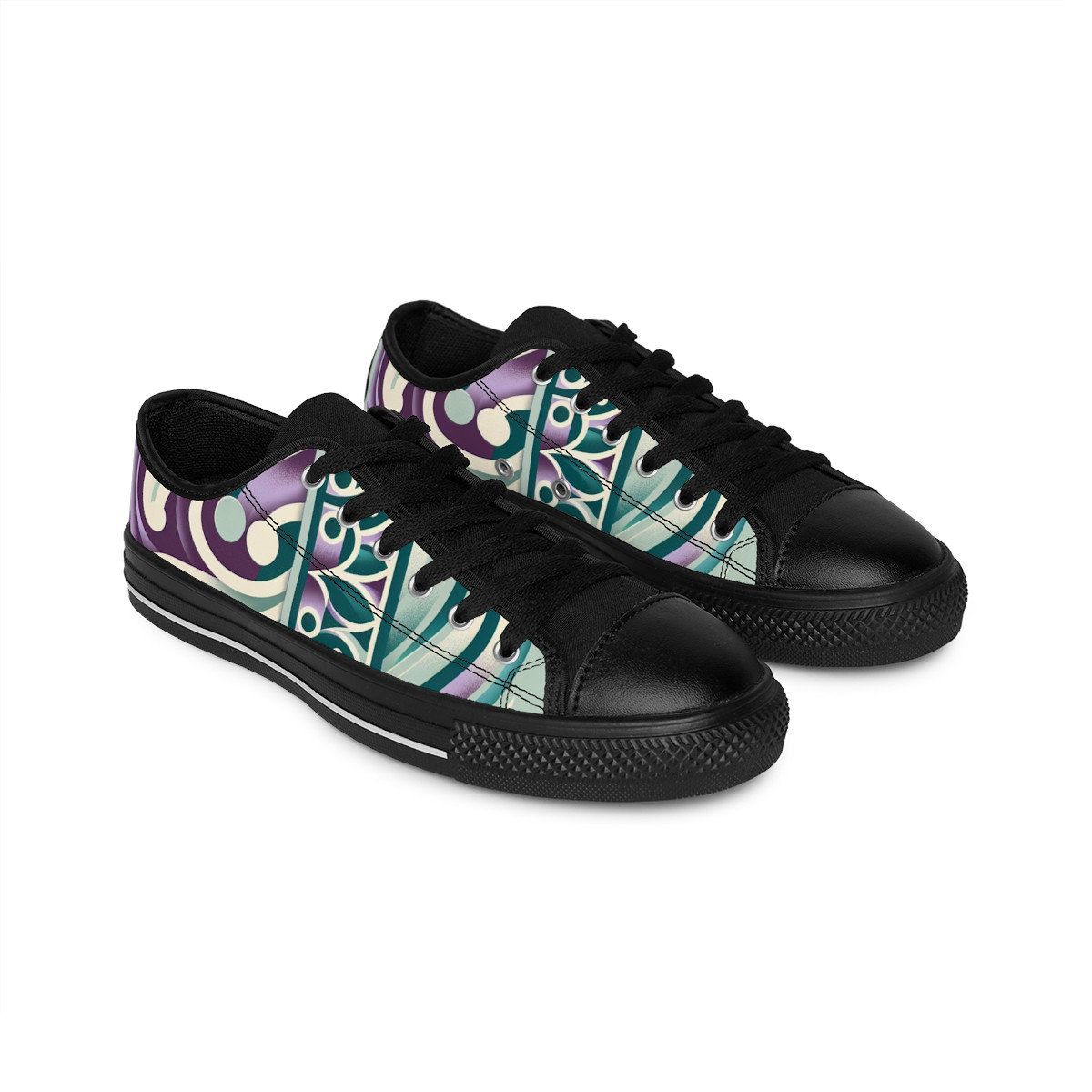 "AfroPulse Kente Kicks" - Men's Sneakers